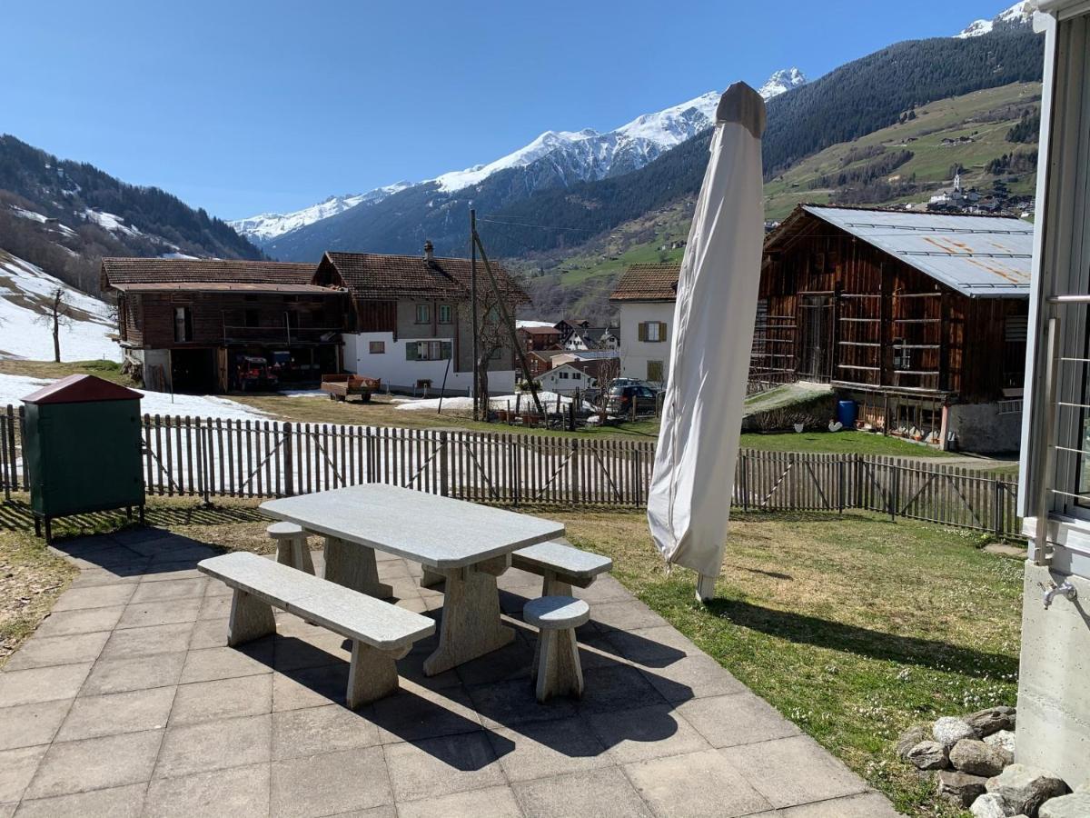 Casa Steilalva - Grosszuegiges Chalet Fuer Erholsamen Familienurlaub Surrein Exterior foto